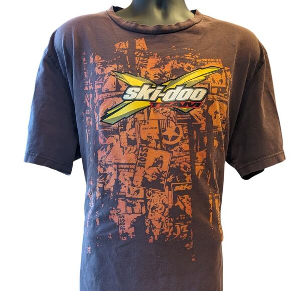 Ski Doo Team Graphic T Shirt Men XXL Snowmobile Motocross ROTAX Powersport Tee - Picture 1 of 10